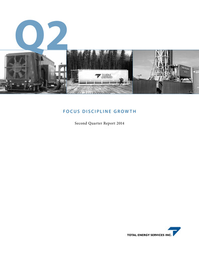 Thumbnail Total Energy Services Quarterly Report 2014-q2