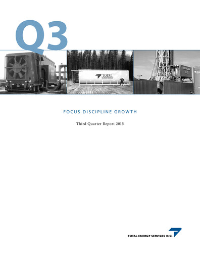 Thumbnail Total Energy Services Quarterly Report 2015-q3