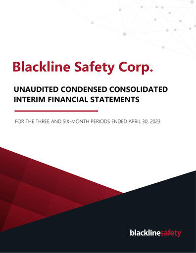 Thumbnail Blackline Safety Financial Statement 2023-q2