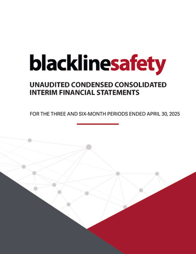 Thumbnail Blackline Safety Financial Statement 2025-q2