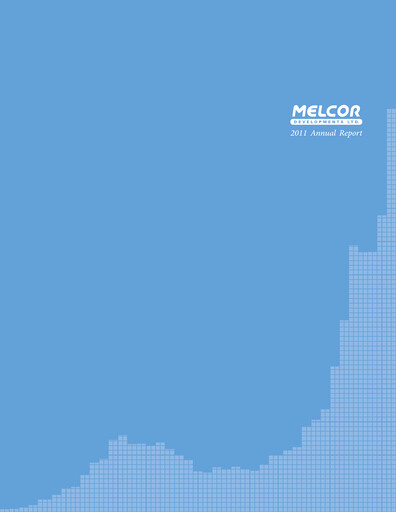 Thumbnail Melcor Developments Annual Report 2011