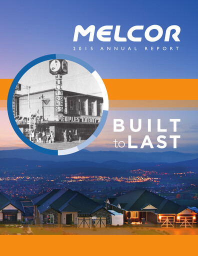 Thumbnail Melcor Developments Annual Report 2015