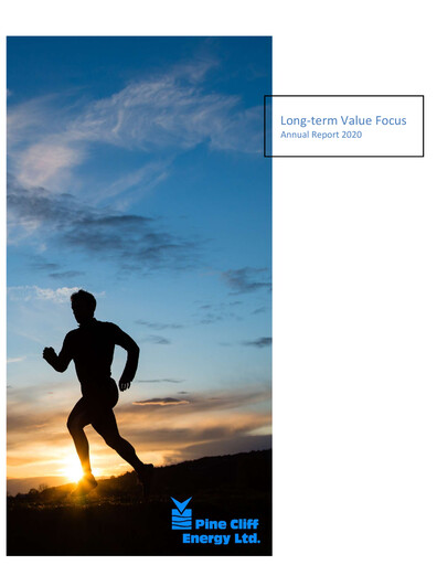 Thumbnail Pine Cliff Energy Annual Report 2020