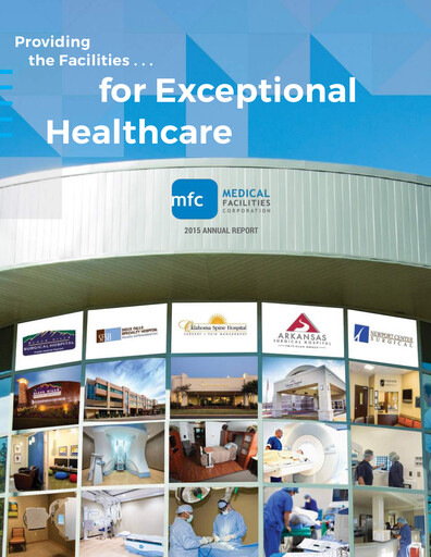 Thumbnail Medical Facilities Corporation Annual Report 2015