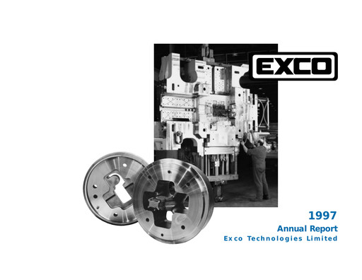 Thumbnail Exco Technologies Limited Annual Report 1997