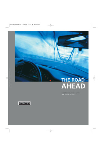 Thumbnail Exco Technologies Limited Annual Report 2005