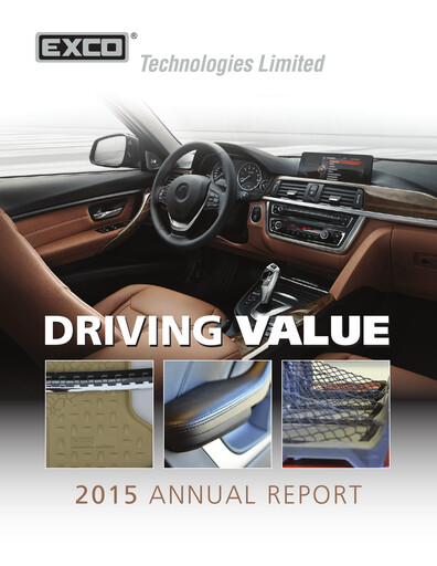 Thumbnail Exco Technologies Limited Annual Report 2015