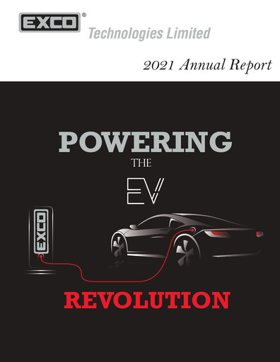 Thumbnail Exco Technologies Limited Annual Report 2021