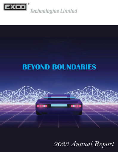 Thumbnail Exco Technologies Limited Annual Report 2023