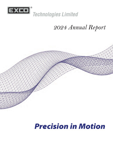 Thumbnail Exco Technologies Limited Annual Report 2024