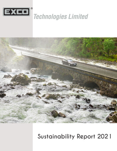 Thumbnail Exco Technologies Limited Sustainability Report 2021