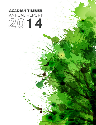 Vorschaubild Acadian Timber Jahresbericht 2014