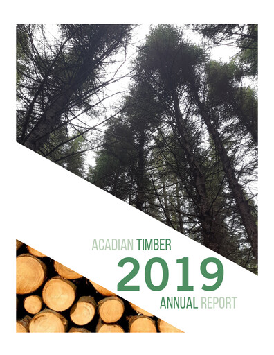 Vorschaubild Acadian Timber Jahresbericht 2019