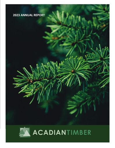 Vorschaubild Acadian Timber Jahresbericht 2023