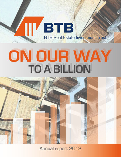 Thumbnail BTB Real Estate Investment Trust Annual Report 2012