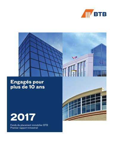 Thumbnail BTB Real Estate Investment Trust Quarterly Report 2017-q1