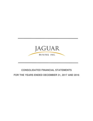 Thumbnail Jaguar Mining Financial Statement 2017