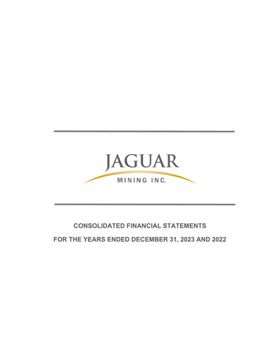 Thumbnail Jaguar Mining Financial Statement 2023