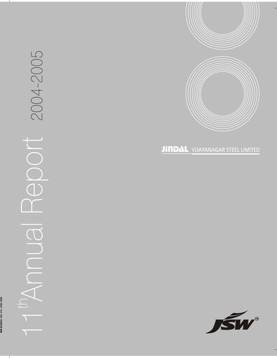 Thumbnail JSW Steel Annual Report 2004-2005