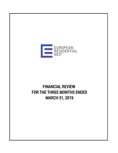 Thumbnail European Residential REIT Quarterly Report 2019-q1