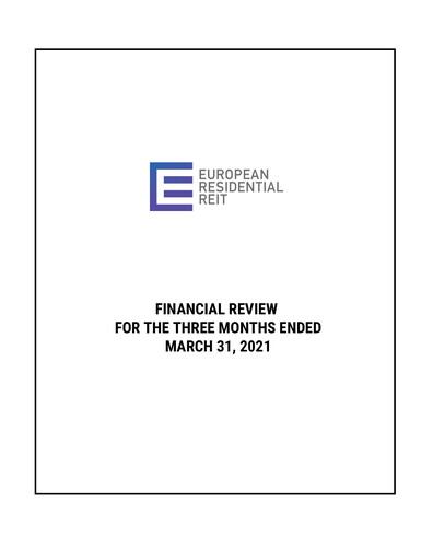 Thumbnail European Residential REIT Quarterly Report 2021-q1