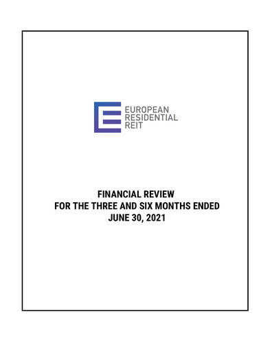 Thumbnail European Residential REIT Quarterly Report 2021-q2