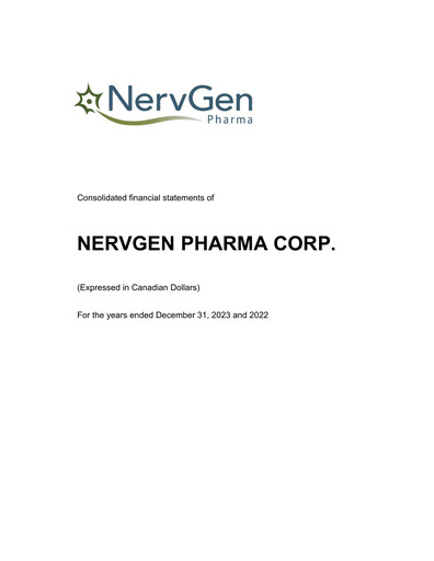 Thumbnail NervGen Pharma Financial Statement 2023