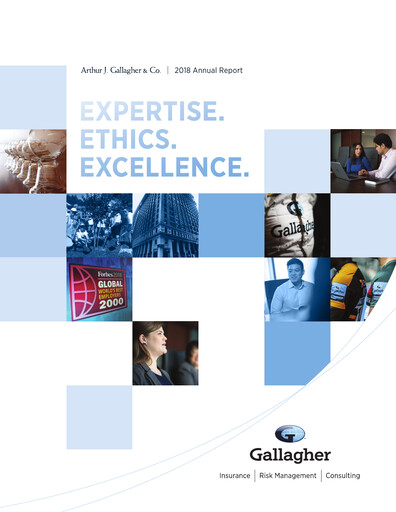 Thumbnail Arthur J. Gallagher & Co.
 Annual Report 2018