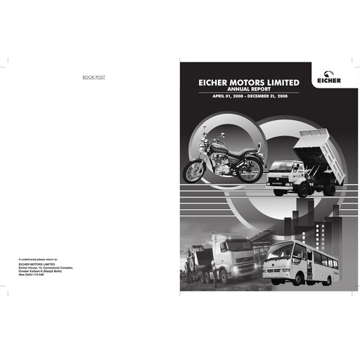 Thumbnail Eicher Motors Annual Report 2008