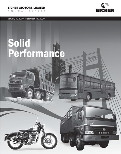 Thumbnail Eicher Motors Annual Report 2009