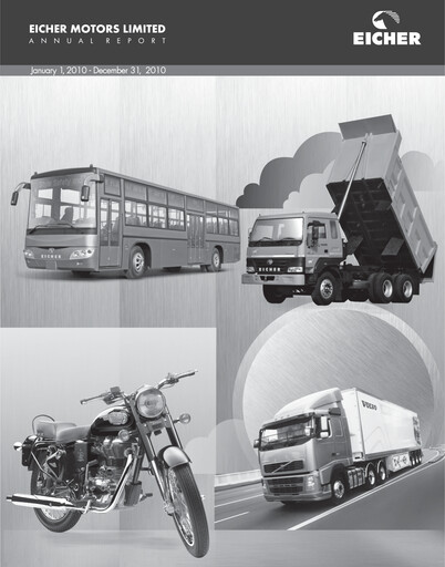 Thumbnail Eicher Motors Annual Report 2010