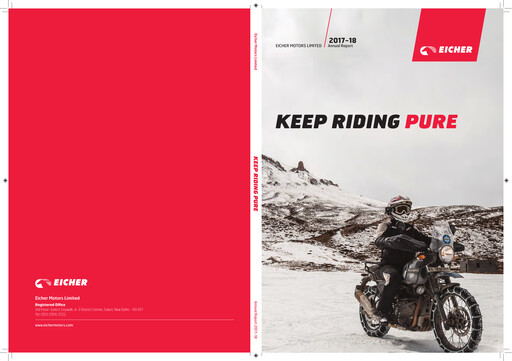 Thumbnail Eicher Motors Annual Report 2017-2018