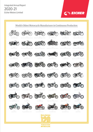 Thumbnail Eicher Motors Annual Report 2020-2021
