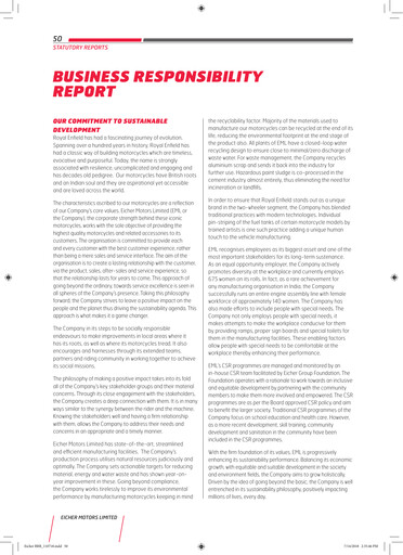 Thumbnail Eicher Motors ESG Report 2017-2018