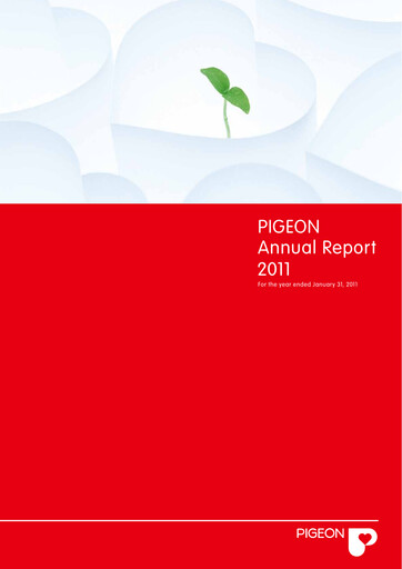 Thumbnail Pigeon Annual Report 2011