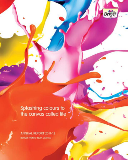 Miniature Berger Paints
 Rapport annuel 2011-2012