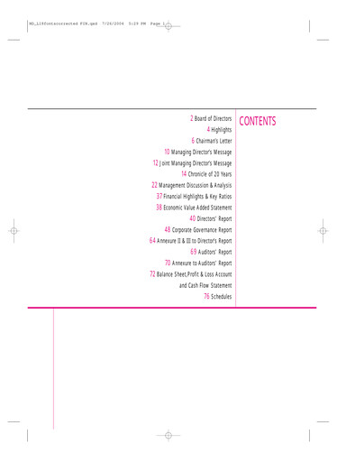 Thumbnail Hero MotoCorp
 Annual Report 2003-2004