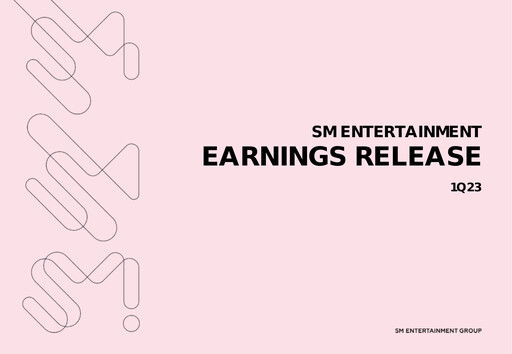 Thumbnail SM Entertainment Quarterly Report 2023-q1