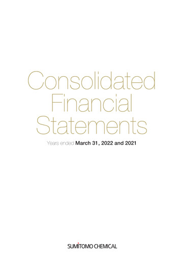 Thumbnail Sumitomo Chemical
 Financial Statement fy2021