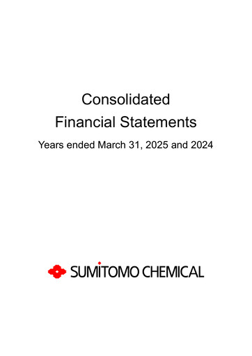 Thumbnail Sumitomo Chemical
 Financial Statement fy2024