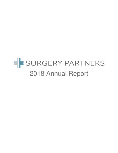 Thumbnail Surgery Partners
 Annual Report 2018