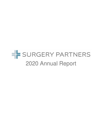Thumbnail Surgery Partners
 Annual Report 2020