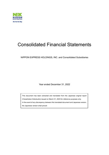 Thumbnail Nippon Express
 Financial Statement 2022