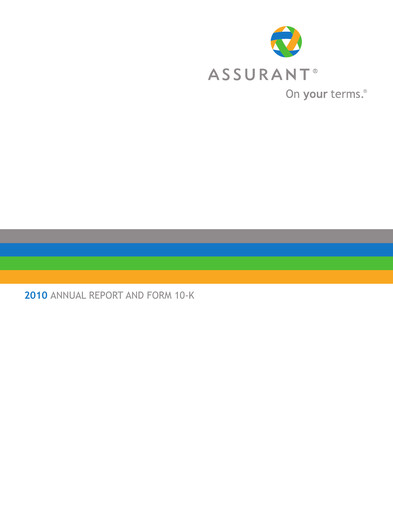 Thumbnail Assurant Annual Report 2010