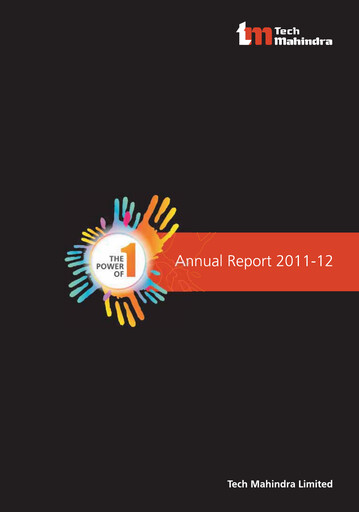 Thumbnail Tech Mahindra
 Annual Report 2011-2012