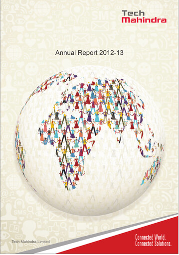 Thumbnail Tech Mahindra
 Annual Report 2012-2013