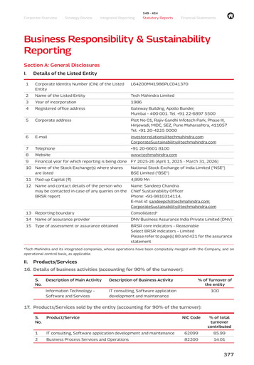 Thumbnail Tech Mahindra
 ESG Report 2025-2026