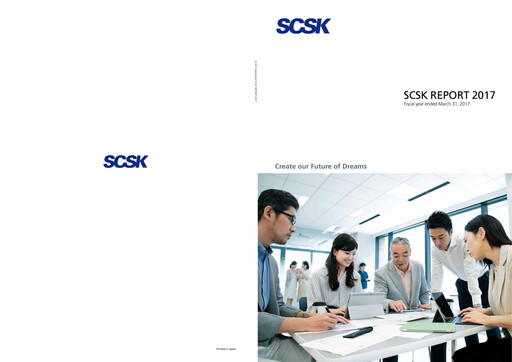 Thumbnail SCSK Corporation
 Annual Report 2017