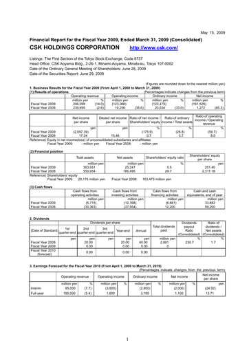 Thumbnail SCSK Corporation
 Financial Statement fy2009