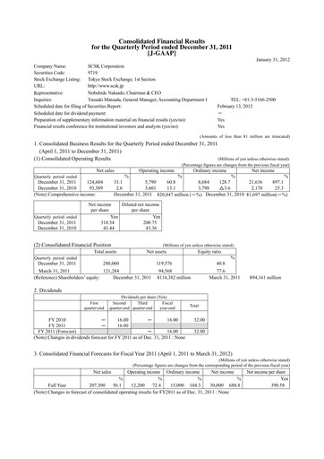 Thumbnail SCSK Corporation
 Quarterly Report 2011-q3